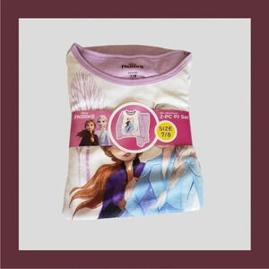 Frozen 2 Girls Pajama Set 2 Piece Size 7/8